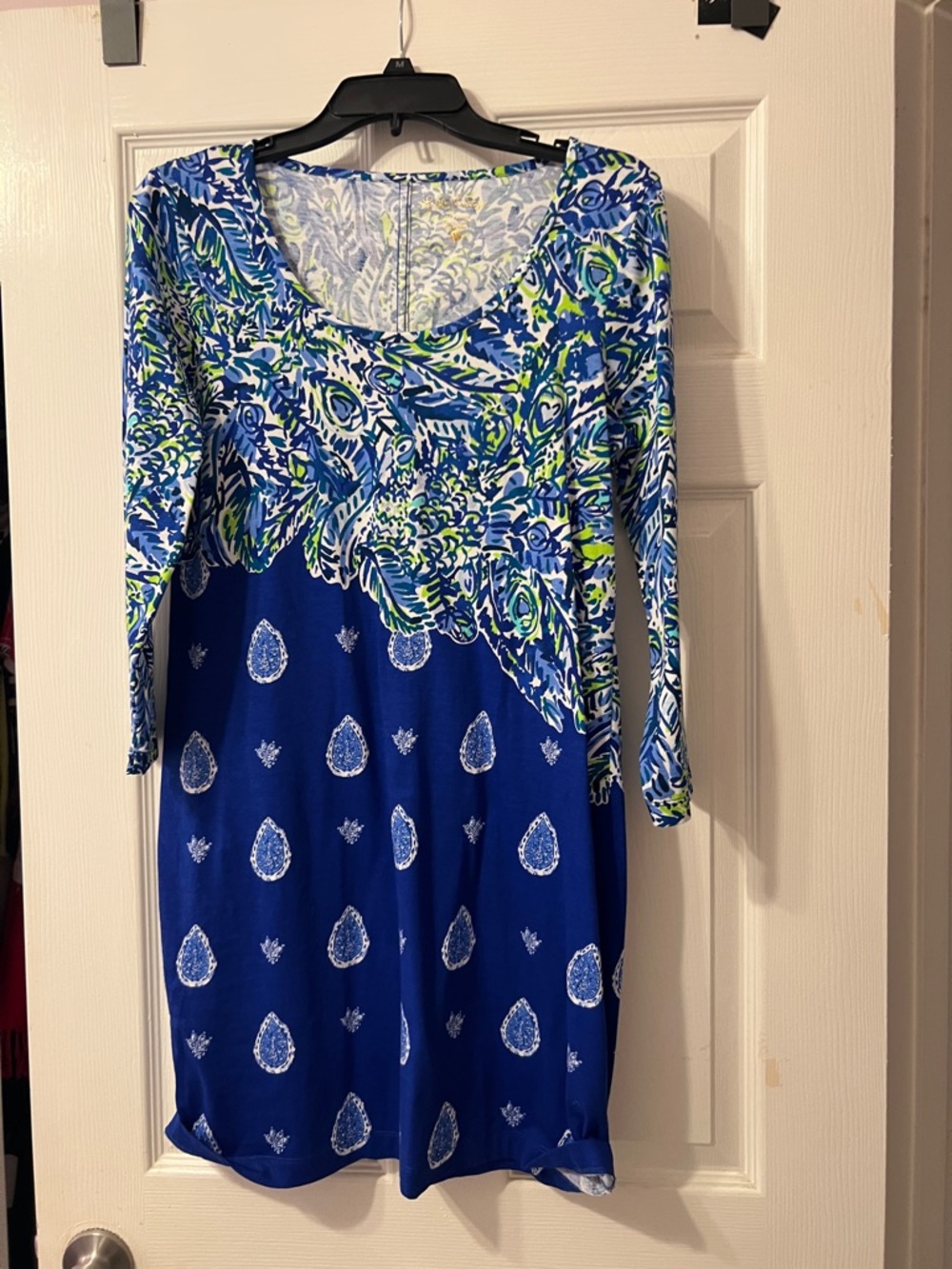 Lilly Pulitzer Blue Beacon Dress Size Medium
